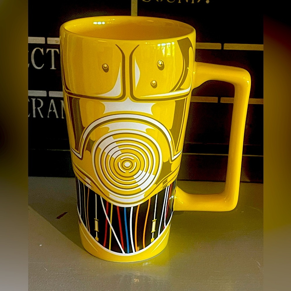 STAR WARS -- C-3PO, [3-D] BODY, JUMBO SIZED, Ceramic Coffee Cup / Mug, Vintage